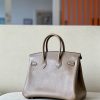 Birkin 25 Swift Etoupe(18) Palladium Hardware - Image 3