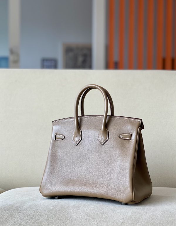 Birkin 25 Swift Etoupe(18) Palladium Hardware - Image 3