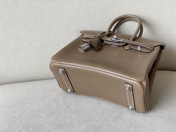 Birkin 25 Swift Etoupe(18) Palladium Hardware - Image 6