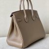 Birkin 25 Swift Etoupe(18) Palladium Hardware - Image 4