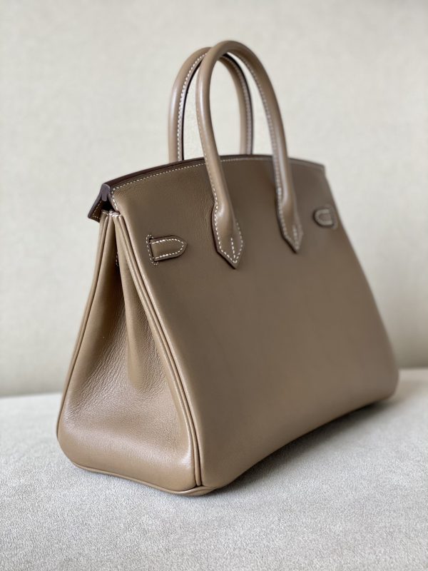 Birkin 25 Swift Etoupe(18) Palladium Hardware - Image 4