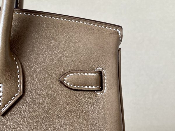 Birkin 25 Swift Etoupe(18) Palladium Hardware - Image 8