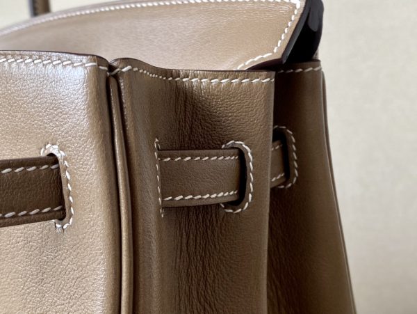 Birkin 25 Swift Etoupe(18) Palladium Hardware - Image 5