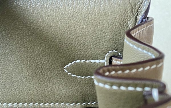Birkin 25 Swift Etoupe(18) Palladium Hardware - Image 9