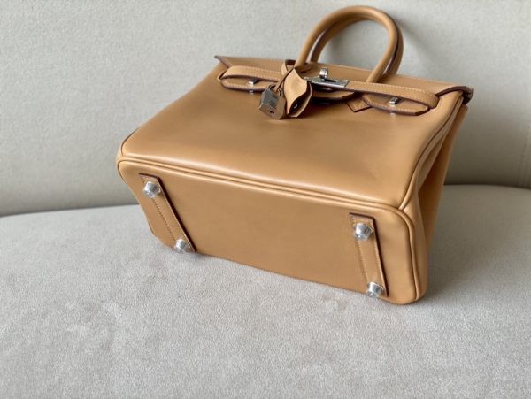 Birkin 25 Swift  Chai(0M) Palladium Hardware - Image 4