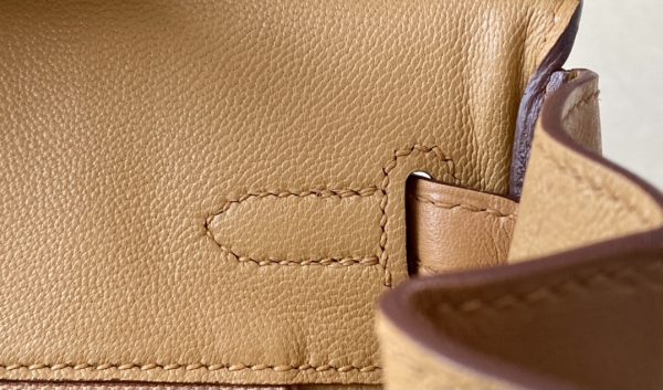 Birkin 25 Swift  Chai(0M) Palladium Hardware - Image 9