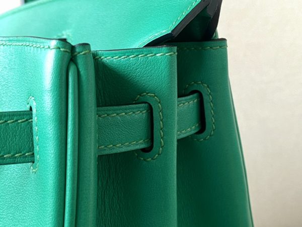 Birkin 25 Swift Vert Dfau(6U) Gold Hardware - Image 5