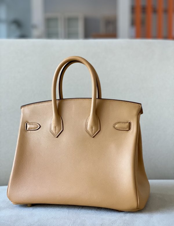 Birkin 25 Swift Biscuit (4B) Gold Hardware - Image 4