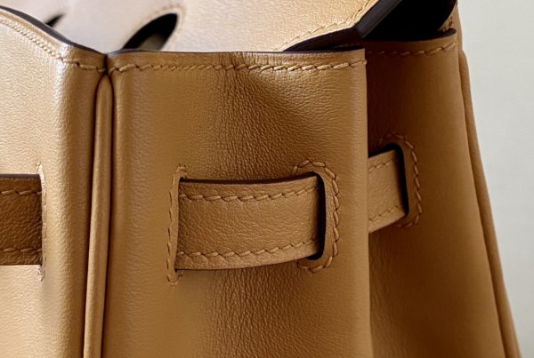 Birkin 25 Swift Biscuit (4B) Gold Hardware - Image 7