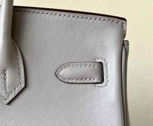 Birkin 25 Swift  Argile(1F) Palladium Hardware - Image 5