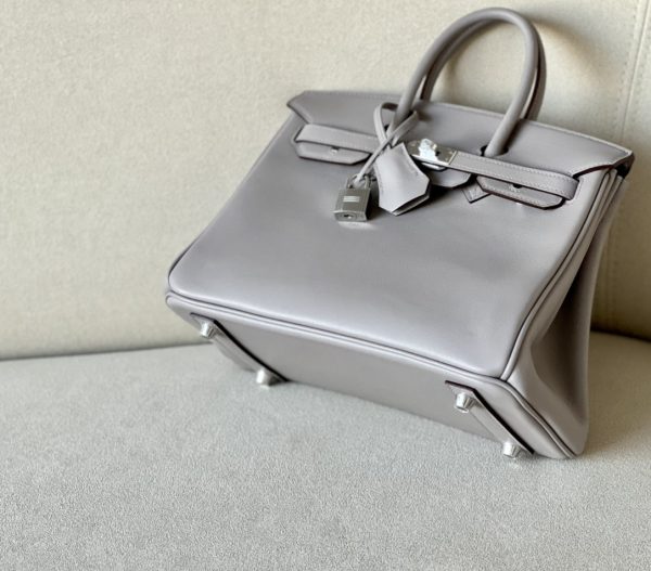 Birkin 25 Swift  Argile(1F) Palladium Hardware - Image 3