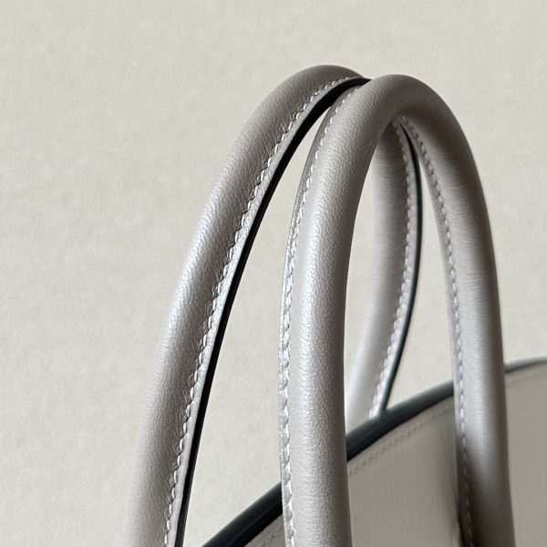 Birkin HSS 25 Swift  Beton(8L) and Gris Asphalte(M8) Gold Hardware - Image 4