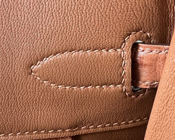 Birkin 30 Ostrich Gold(37) Gold Hardware - Image 10