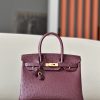 Birkin 30 Ostrich Rouge Sellier(0G) Gold Hardware