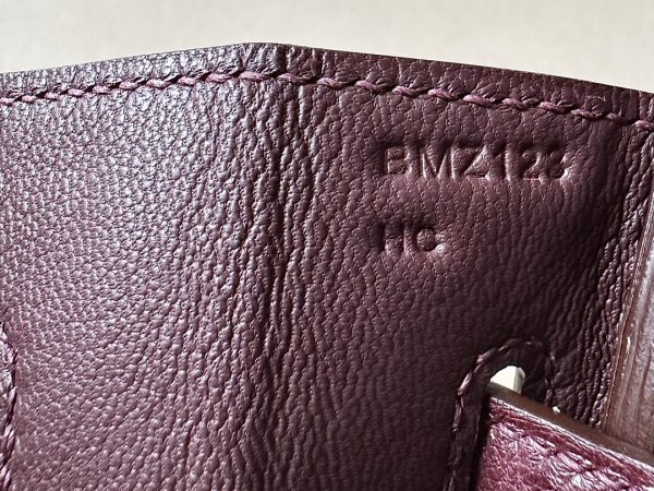Birkin 30 Ostrich Rouge Sellier(0G) Gold Hardware - Image 8