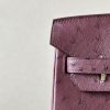 Birkin 30 Ostrich Rouge Sellier(0G) Gold Hardware - Image 7