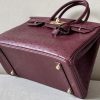Birkin 30 Ostrich Rouge Sellier(0G) Gold Hardware - Image 5
