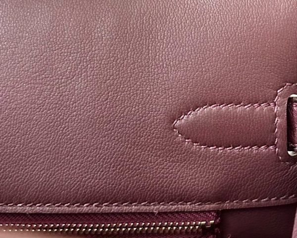 Birkin 30 Ostrich Rouge Sellier(0G) Gold Hardware - Image 10