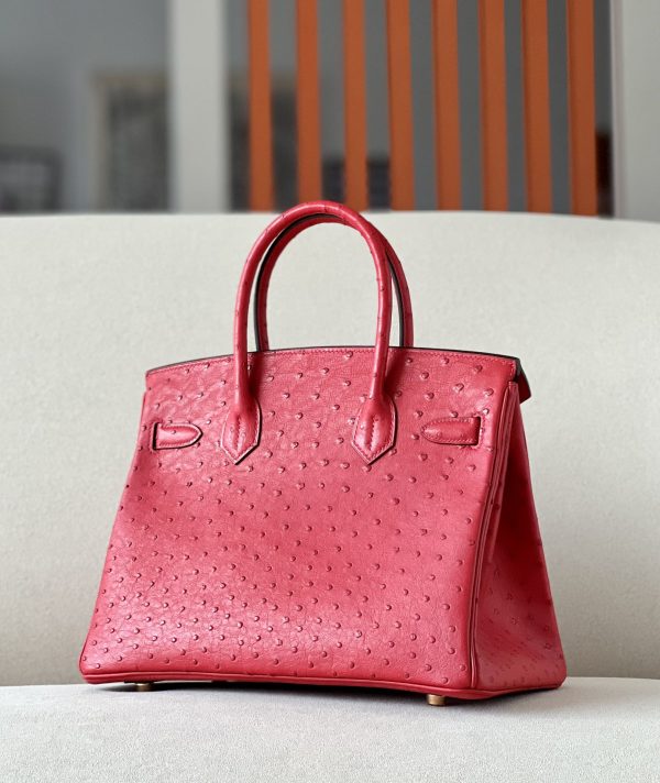 Birkin 30 Ostrich Braise  (95) Gold Hardware - Image 3