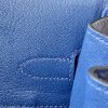 Birkin 30 Ostrich Blue Iris (77) Palladium Hardware - Image 7