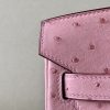 Birkin 30 Ostrich Rose Saiura(3Q) Palladium Hardware - Image 11