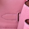 Birkin 30 Ostrich Rose Saiura(3Q) Palladium Hardware - Image 7