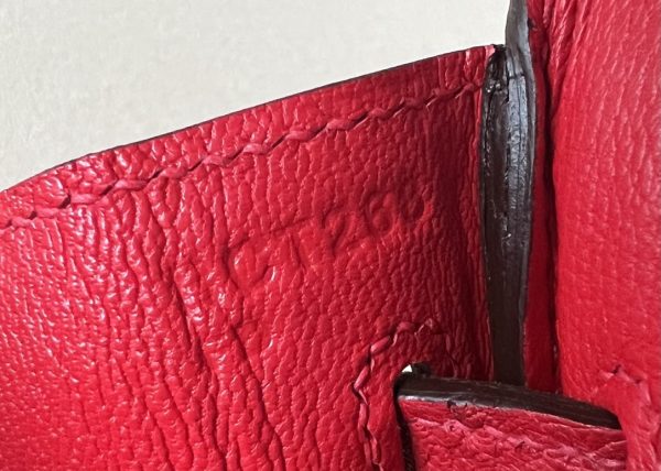 Birkin 30 Ostrich Braise  (95) Palladium Hardware - Image 7