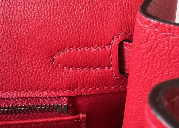 Birkin 30 Ostrich Braise  (95) Palladium Hardware - Image 6