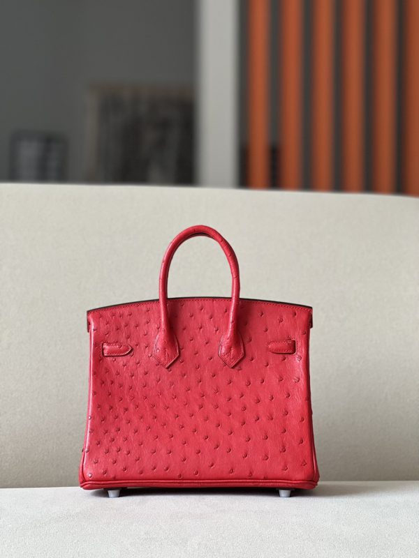 Birkin 30 Ostrich Braise  (95) Palladium Hardware - Image 3