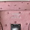 Birkin 25 Ostrich Terre Cuite(94)Palladium Hardware - Image 10