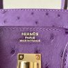 Birkin 25 Ostrich Anemone(P9) Gold Hardware - Image 8