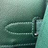 Birkin HSS 30 Ostrich Gris Agate(82)  and Vert Titlen (1T) Gold Hardware - Image 7