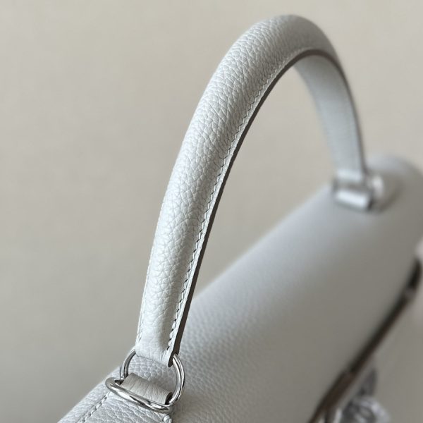 Kelly 35 Togo Gris Perle (80) Palladium Hardware - Image 8