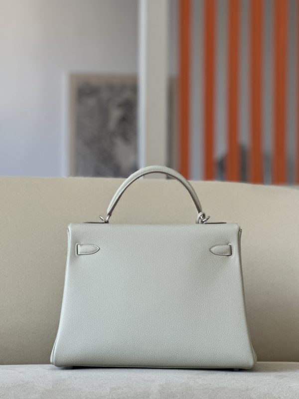 Kelly 35 Togo Gris Perle (80) Palladium Hardware - Image 2