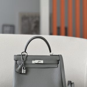 Kelly 28 Togo Gris Meye(0L) Palladium Hardware