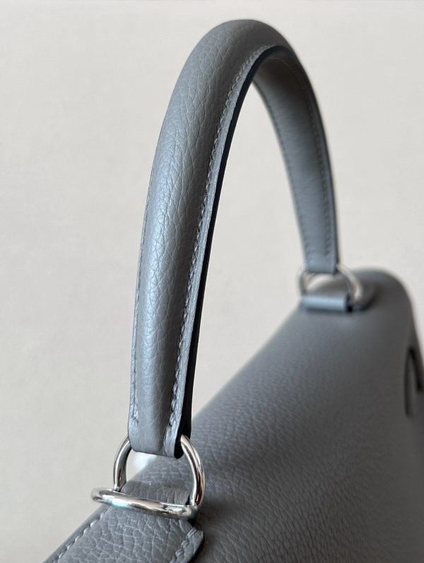 Kelly 28 Togo Gris Meye(0L) Palladium Hardware - Image 8