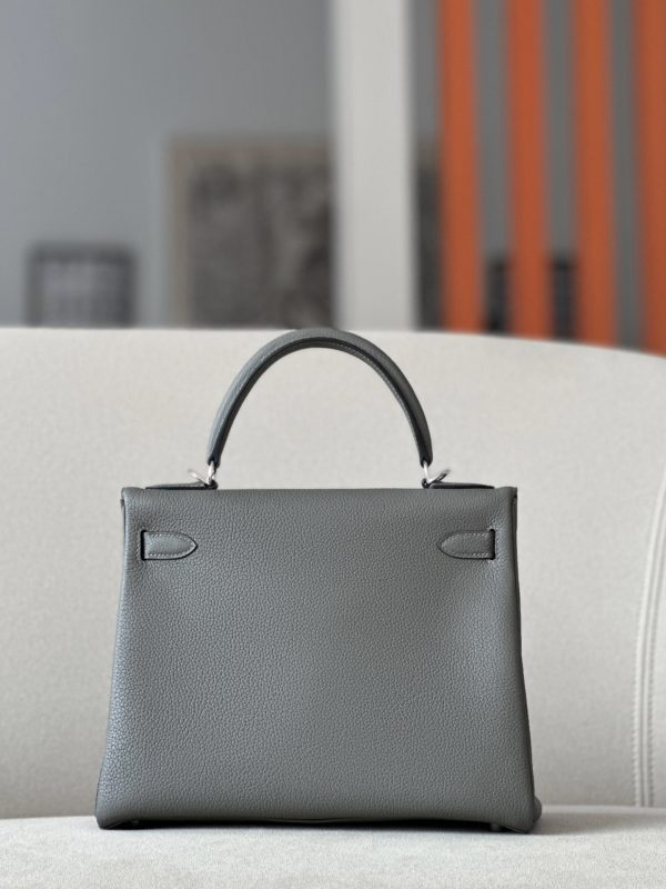 Kelly 28 Togo Gris Meye(0L) Palladium Hardware - Image 3