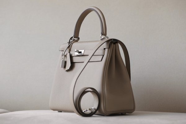 Kelly 25 Togo Gris Tourterelle(81) Palladium Hardware - Image 3