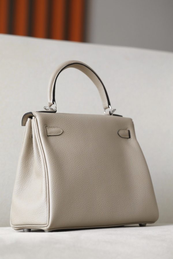 Kelly 25 Togo Gris Tourterelle(81) Palladium Hardware - Image 2