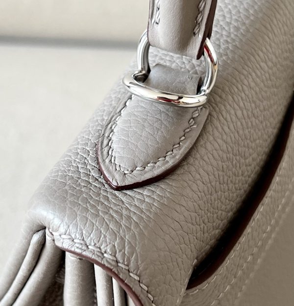 Kelly 25 Togo Gris Asphalte (M8) Palladium Hardware - Image 8