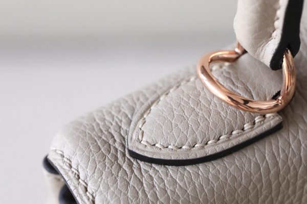 Kelly 25 Togo Gris Tourterelle(81) Rose Gold Hardware - Image 5