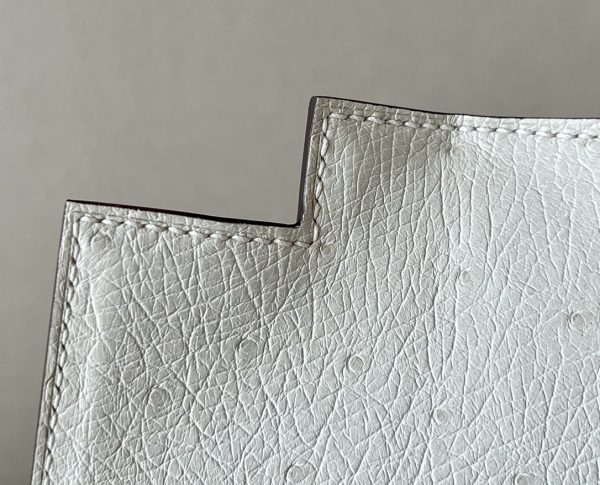 Kelly 25 Ostrich Parchemin (3C) Gold Hardware - Image 7