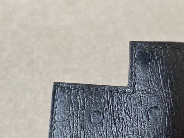 Kelly 25 Ostrich Nior(89) Gold Hardware - Image 4