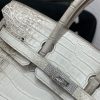 Birkin Himalayan Crocodile 25 Diamond Palladium Hardware - Image 10