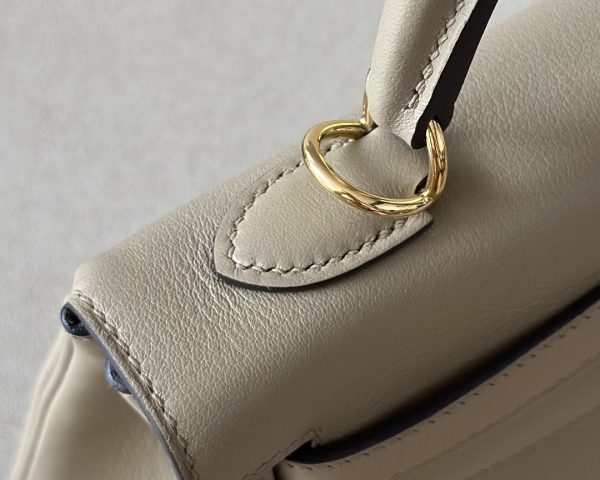 Kelly 25 Swift Beige Marfa (8Q) Gold Hardware - Image 7