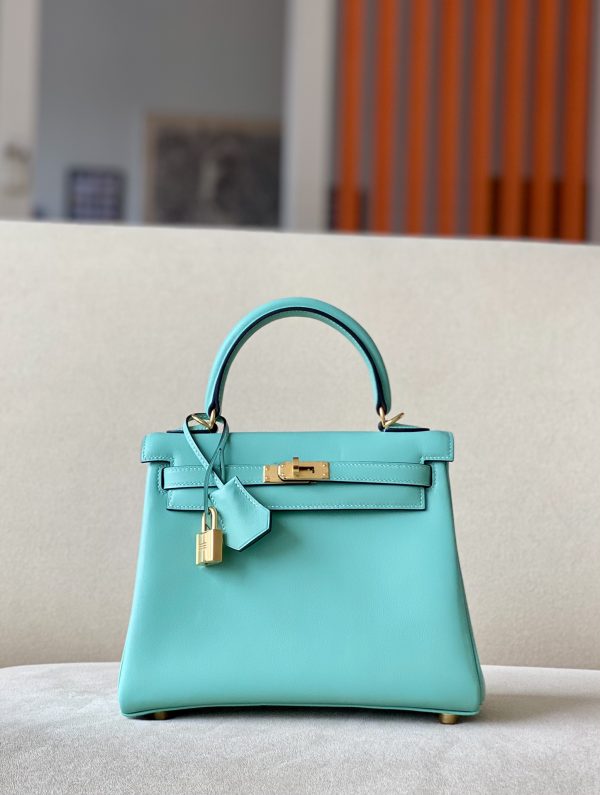 Kelly 25 Swift Blue Atoll(3P) Gold Hardware