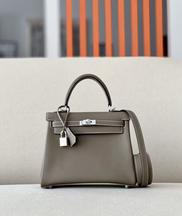 Kelly 25 Swift Etoupe (18) Palladium Hardware