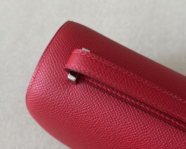 Constance 19 Epsom Rouge Casaque(Q5) Palladium Hardware - Image 11