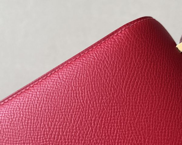 Constance 19 Epsom Rouge Casaque(Q5) Gold Hardware - Image 10