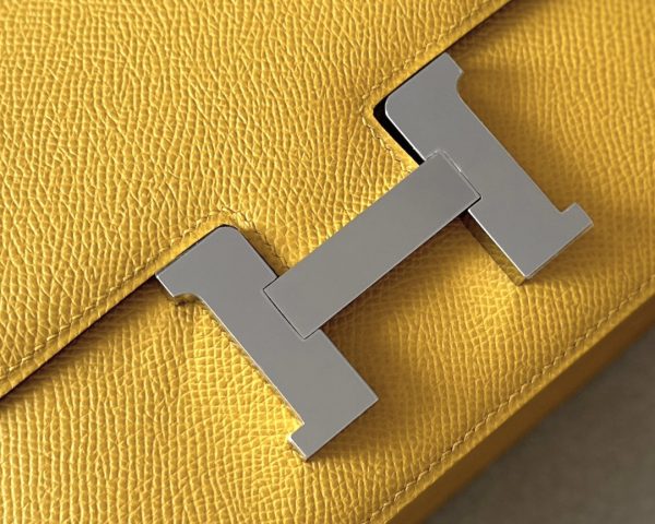 Constance 19 Epsom Jaune Amber(9D) Palladium Hardware - Image 10